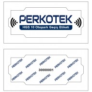 100 Adet HGS Etiketi