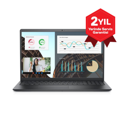 DELL Vostro 3530, N1601PVNB3530U, i7-1355U, 15,6" FHD, 8Gb Ram, 512Gb SSD, Paylaşımlı Ekran Kartı, Free Dos Notebook (210258734)
