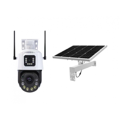 INOX-215 4G DUAL (İKİ) LENS 36X 60WATT 30Mah SOLAR PANELLİ PTZ