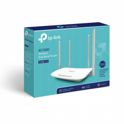 TP-LINK ARCHER C50, AC1200, 4Port, 300-867Mbps, Dual Band WiFi, Masaüstü, Megabit, Router, Access Point, Range Extender