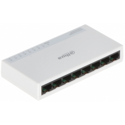 DAHUA PFS3008-8ET-L, 8 Port, MegaBit, Yönetilemez, Masaüstü Switch