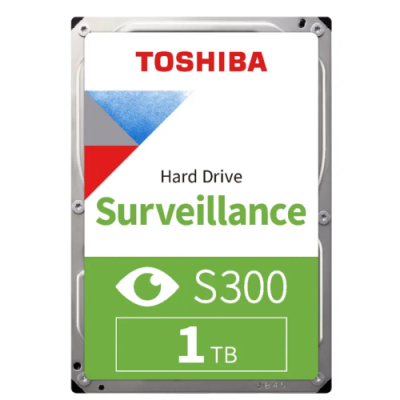 TOSHIBA S300, HDWV110UZSVA, 3.5", 1TB, 64Mb 5700 Rpm, 7/24 Güvenlik HDD	